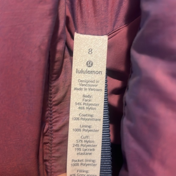 lululemon wunder puff coat - Picture 2 of 3